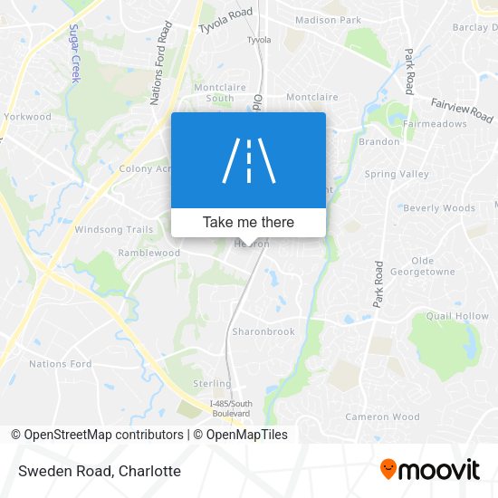 Mapa de Sweden Road