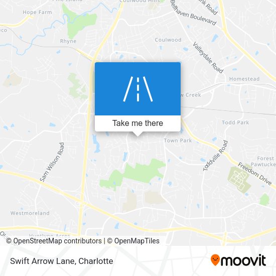 Swift Arrow Lane map