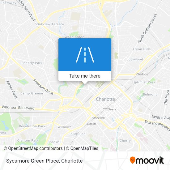 Sycamore Green Place map