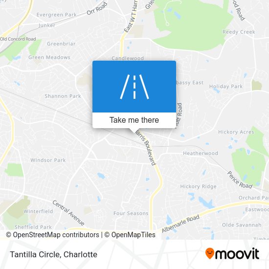 Mapa de Tantilla Circle