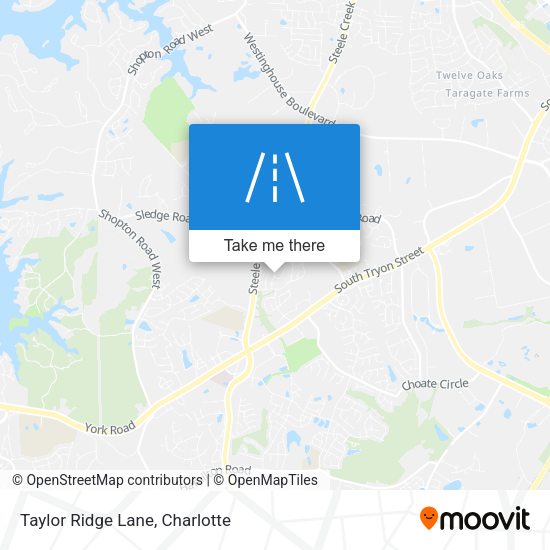 Taylor Ridge Lane map