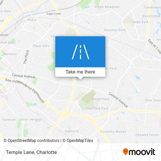 Mapa de Temple Lane
