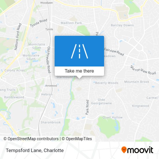 Mapa de Tempsford Lane