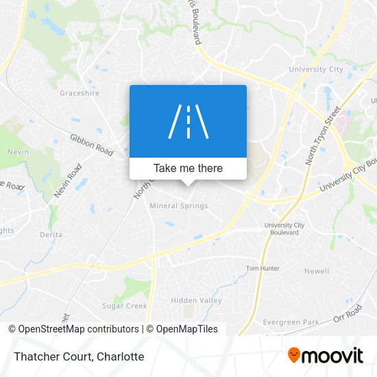 Mapa de Thatcher Court