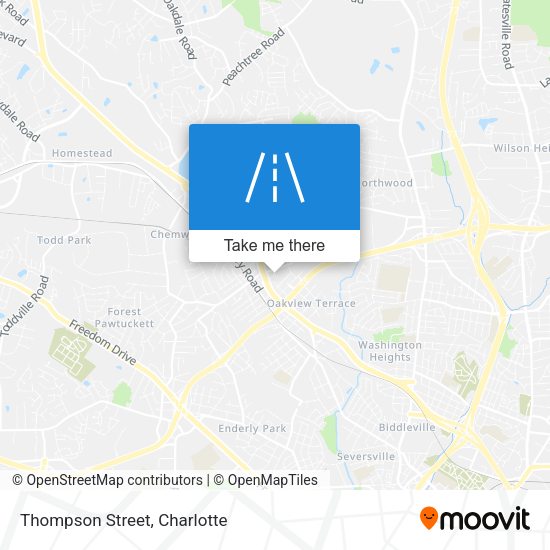 Mapa de Thompson Street