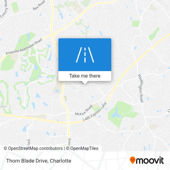 Thorn Blade Drive map