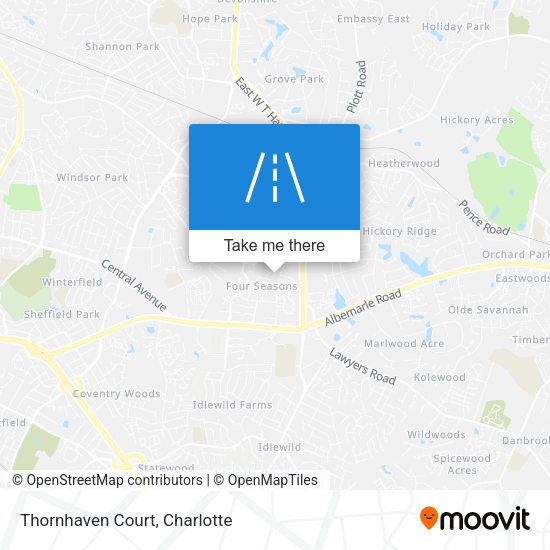 Mapa de Thornhaven Court