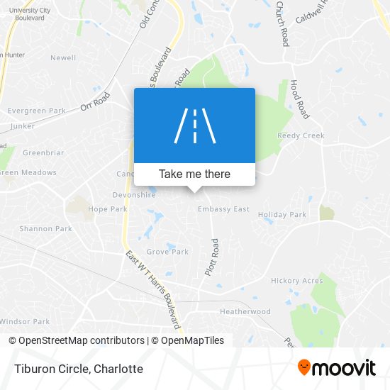 Mapa de Tiburon Circle