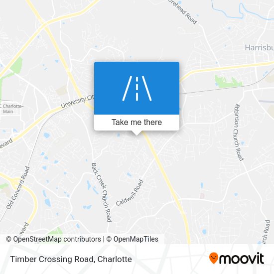 Timber Crossing Road map