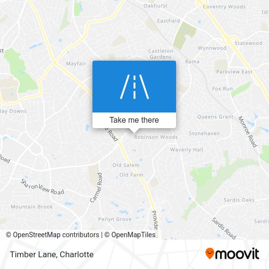 Mapa de Timber Lane