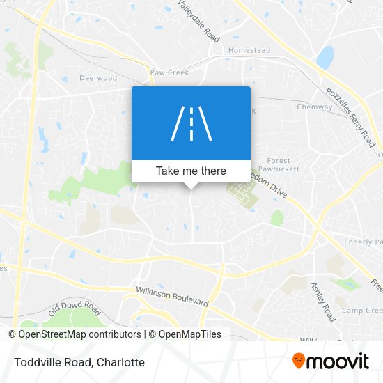 Mapa de Toddville Road