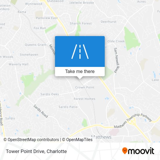 Mapa de Tower Point Drive