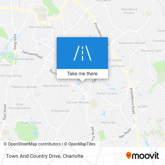 Mapa de Town And Country Drive