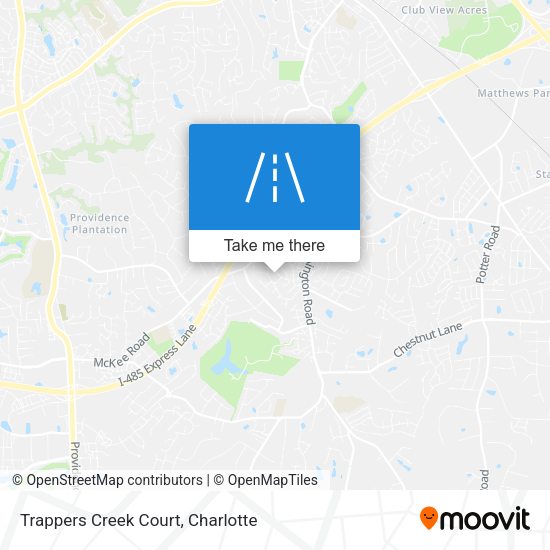 Trappers Creek Court map