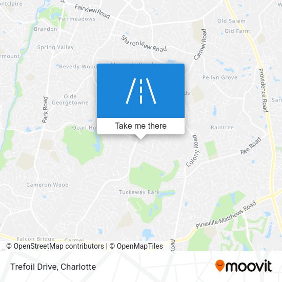 Mapa de Trefoil Drive