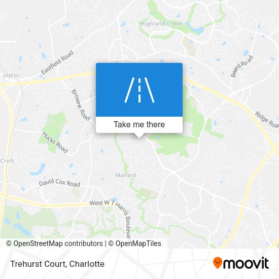 Mapa de Trehurst Court