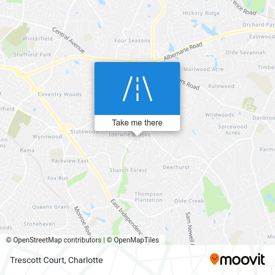 Trescott Court map