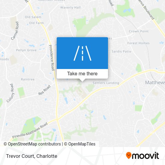Mapa de Trevor Court