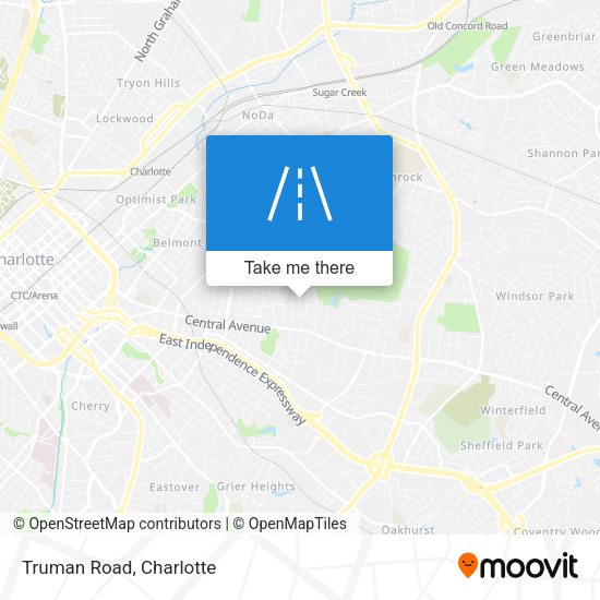 Mapa de Truman Road