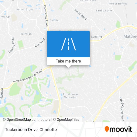 Tuckerbunn Drive map