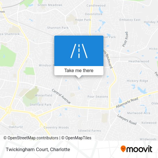 Twickingham Court map