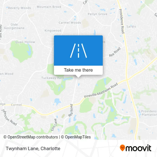 Twynham Lane map