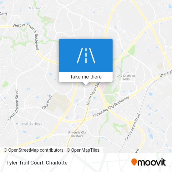 Tyler Trail Court map