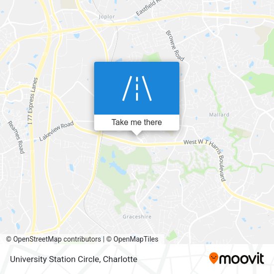 Mapa de University Station Circle