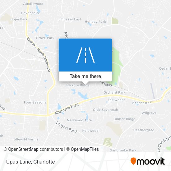 Mapa de Upas Lane