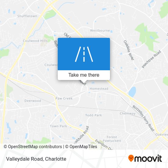 Mapa de Valleydale Road