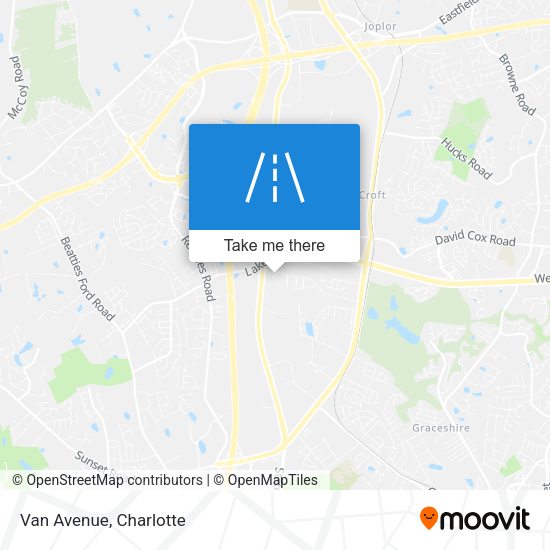 Mapa de Van Avenue