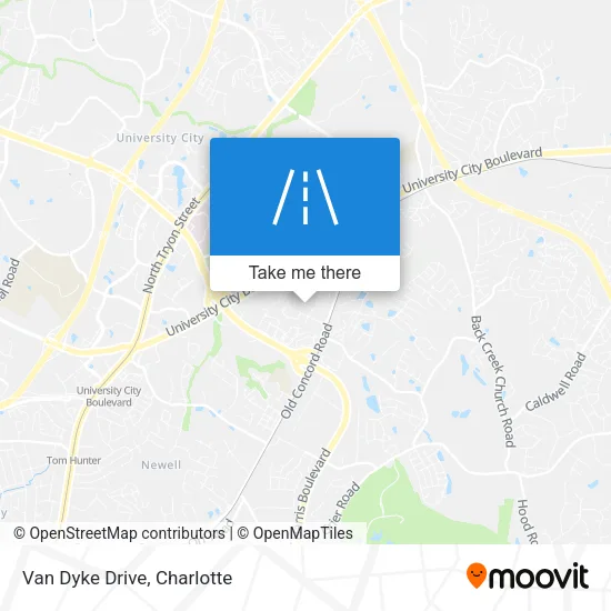Van Dyke Drive map