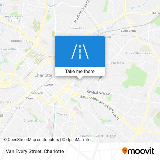 Mapa de Van Every Street