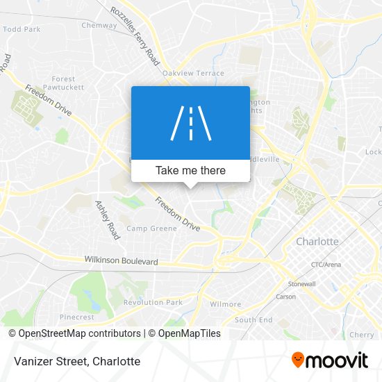 Mapa de Vanizer Street