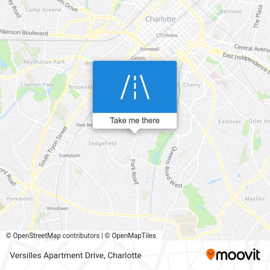 Versilles Apartment Drive map