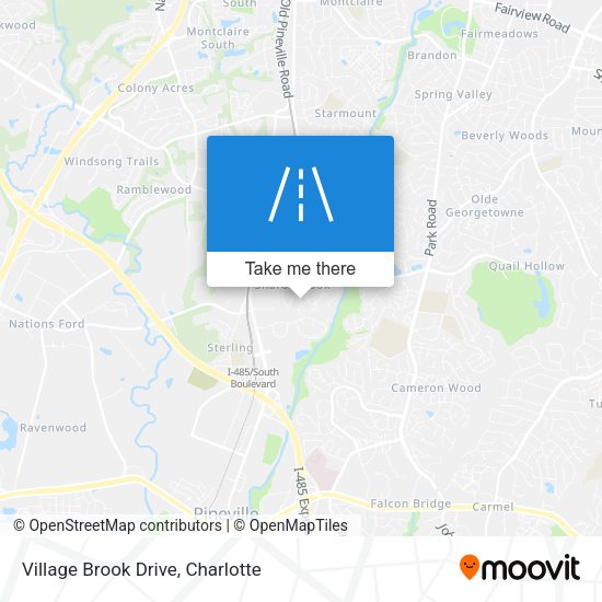 Village Brook Drive map