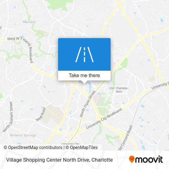Village Shopping Center North Drive map