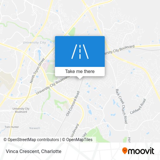 Mapa de Vinca Crescent
