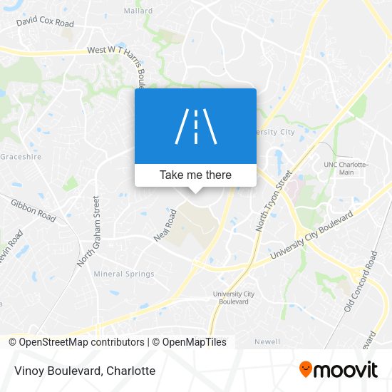 Mapa de Vinoy Boulevard