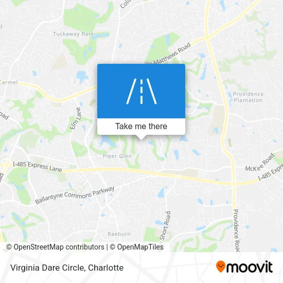Virginia Dare Circle map