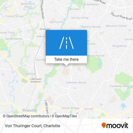 Von Thuringer Court map