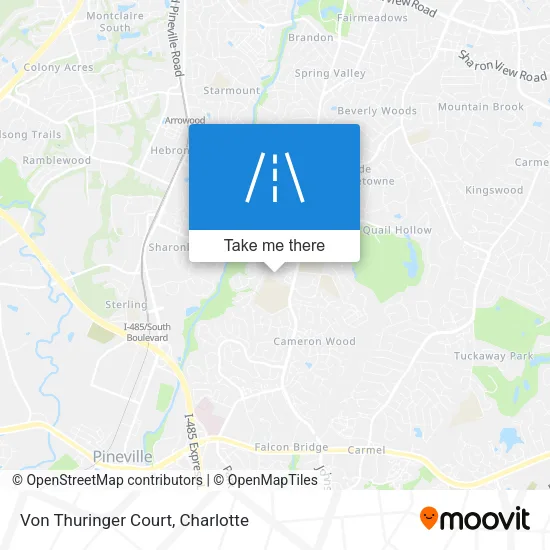 Von Thuringer Court map