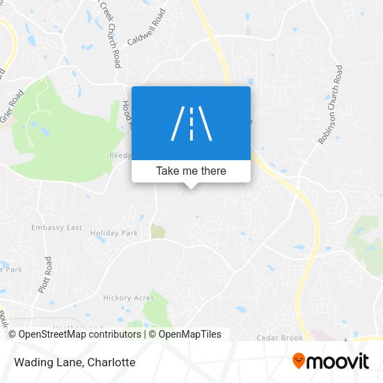 Mapa de Wading Lane