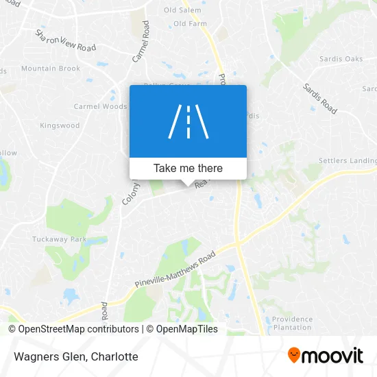 Wagners Glen map