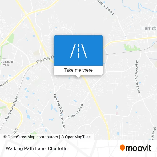 Walking Path Lane map