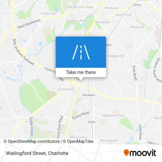 Wallingford Street map