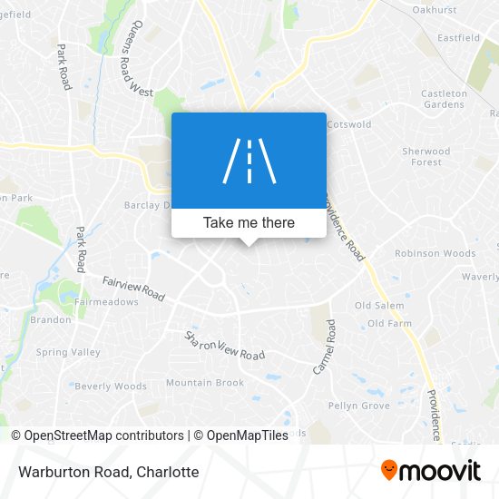 Mapa de Warburton Road