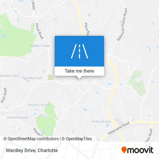 Mapa de Wardley Drive