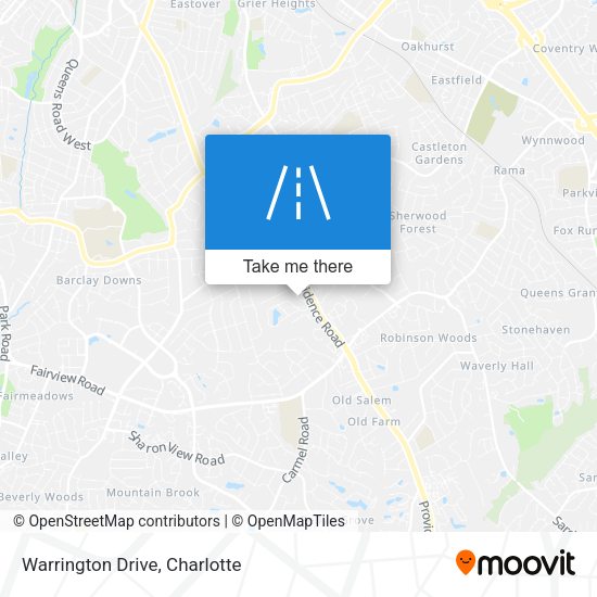 Mapa de Warrington Drive
