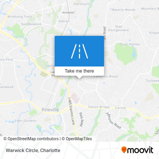 Mapa de Warwick Circle